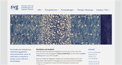 Desktop Screenshot of gestalttherapie.ch