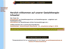 Tablet Screenshot of gestalttherapie.de